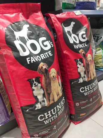 Karma dla psów z wołowiną EKONOMICZNA Happy Dog 15 kg