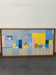 Quadro moderno a óleo frutas