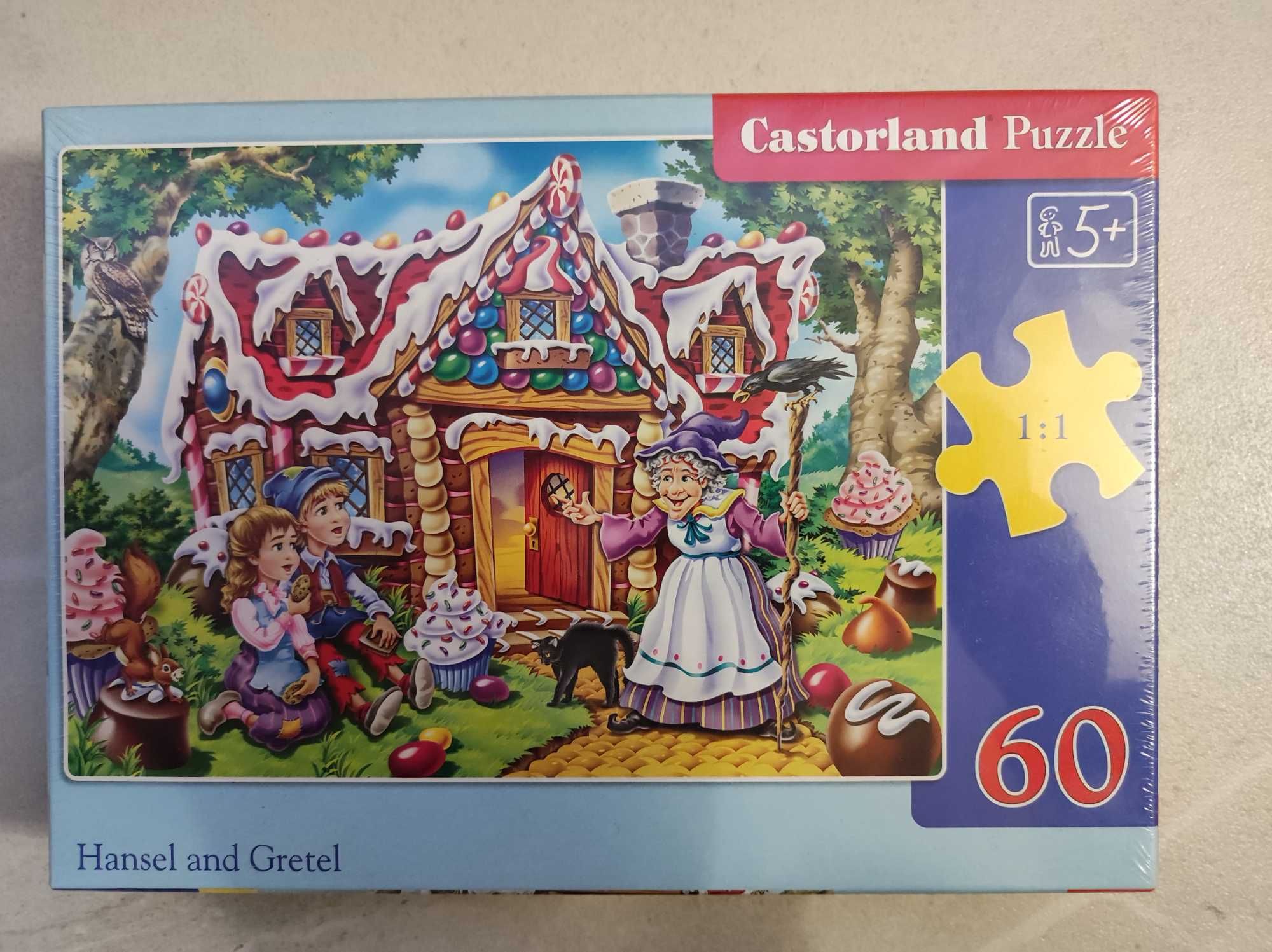 Castorland Puzzle. Jaś i Małgosia. 60 elementów.