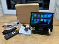radio Carplay Android Auto 1 Din 7-calowy wysuwany ekran