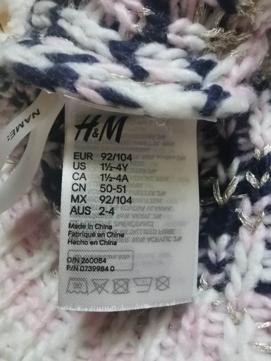 NOWE Ponczo dla dziewczynki H&M