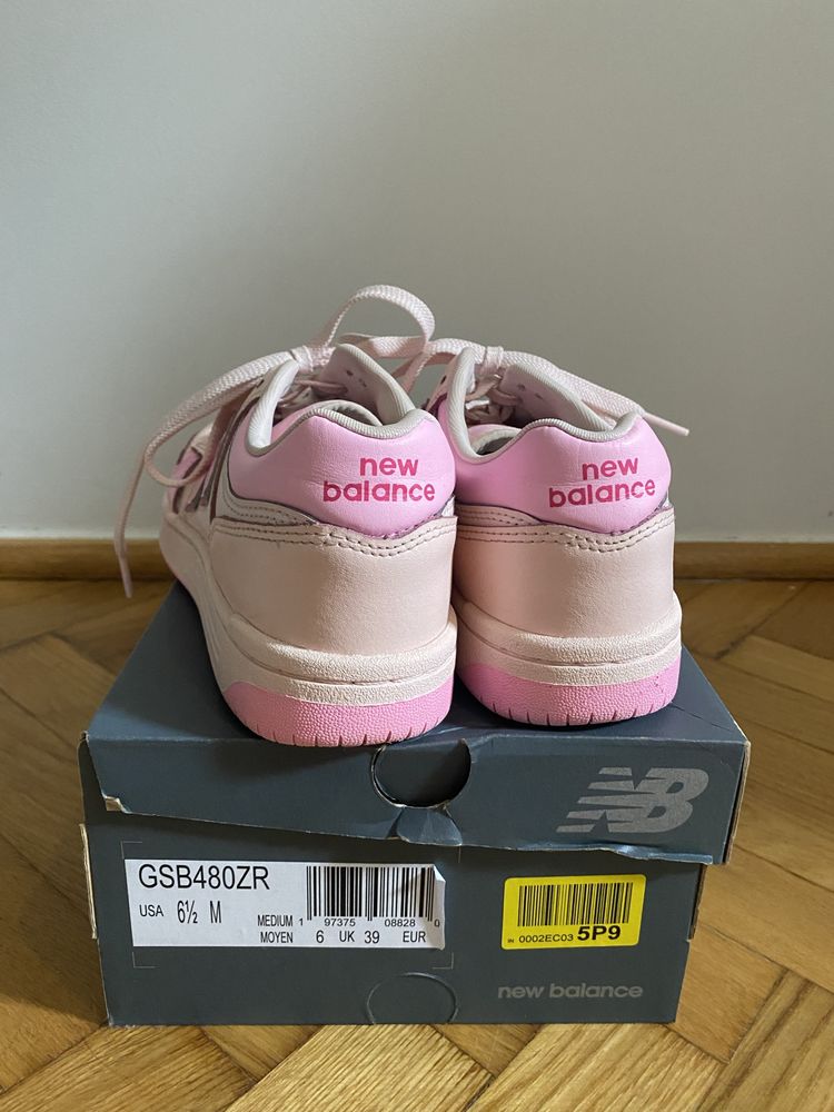 New Balance 480 niskie sneakersy buty różowe 39