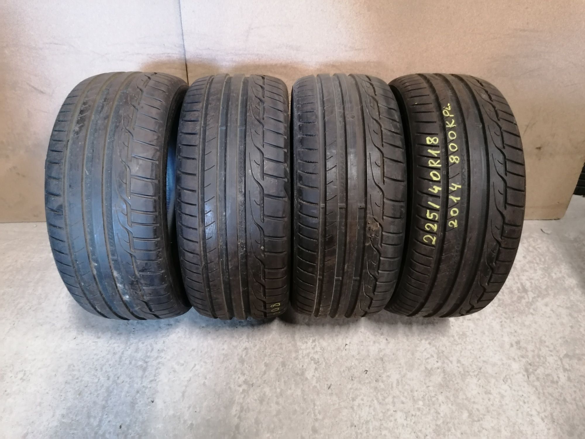 4x225/40 R18 Dunlop Sport Maxx RT letnie