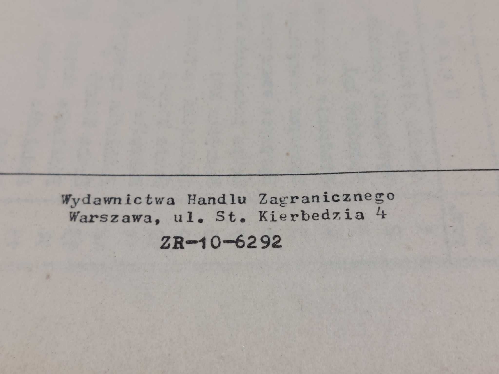 Przetrząsaczo-Zgrabiarka Konna Z 216 Instrukcja i katalog części.