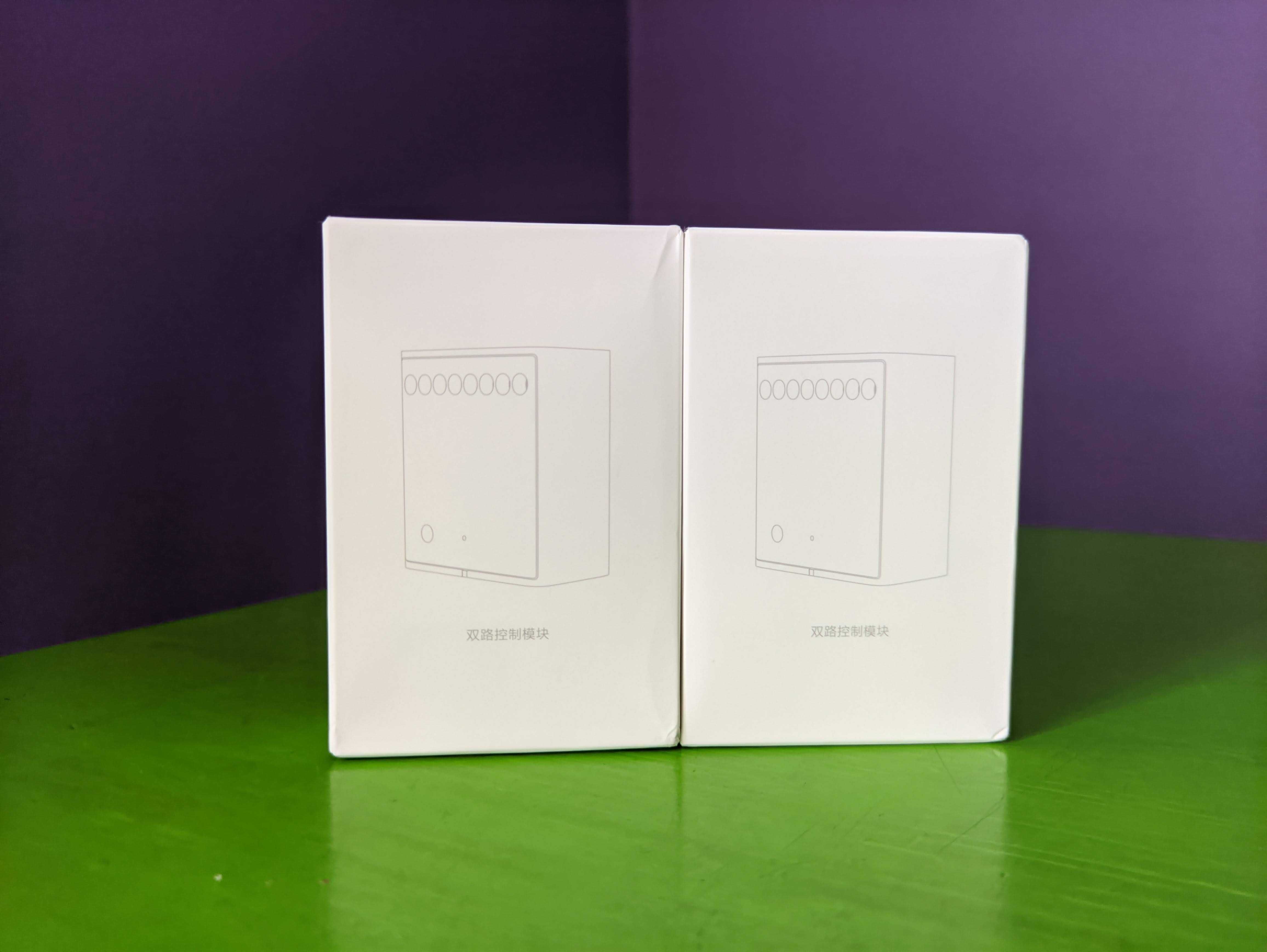 Xiaomi Aqara Двухканальный беспроводной контроллер реле Zigbee Homekit