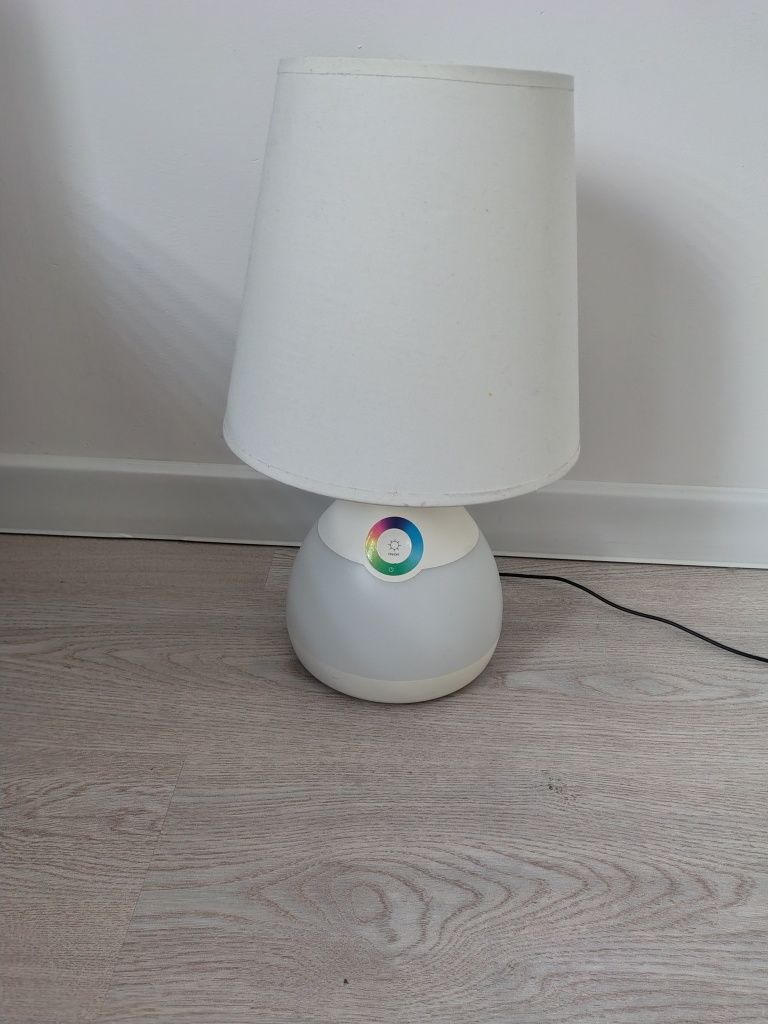 Lampka nocna LED Magic Night z abażurem Nilsen