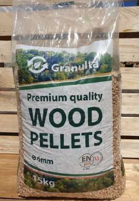 Pellet sosnowy, gwarancja. Certyfikat EAN Plus A1. Konkurencyjne ceny