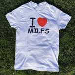 Футболка з принтом I love Milfs