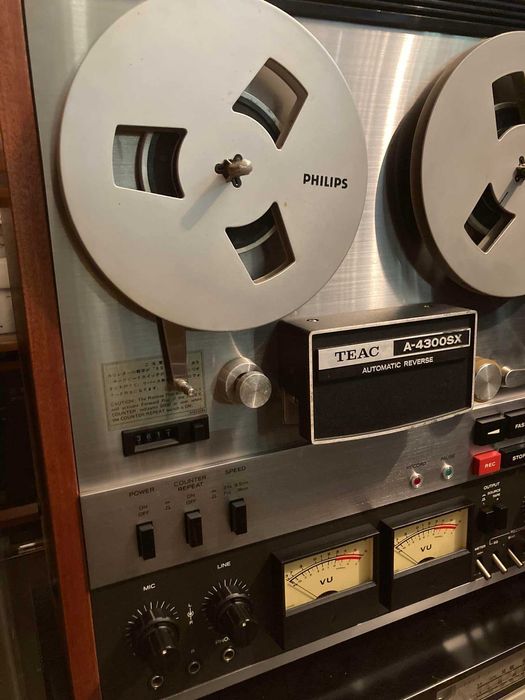 Studio Retrospekcja Teac A-4300SX po dokładnym Serwisie-Szpule-Gwar.