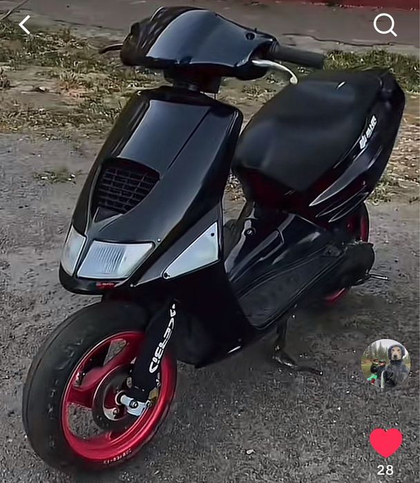 aprilia sr 50 gen 1 на водянке