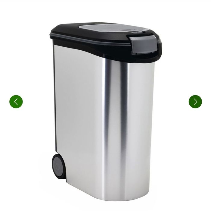 Curver pojemnik na karmę Metallic petlife 20 kg 54l