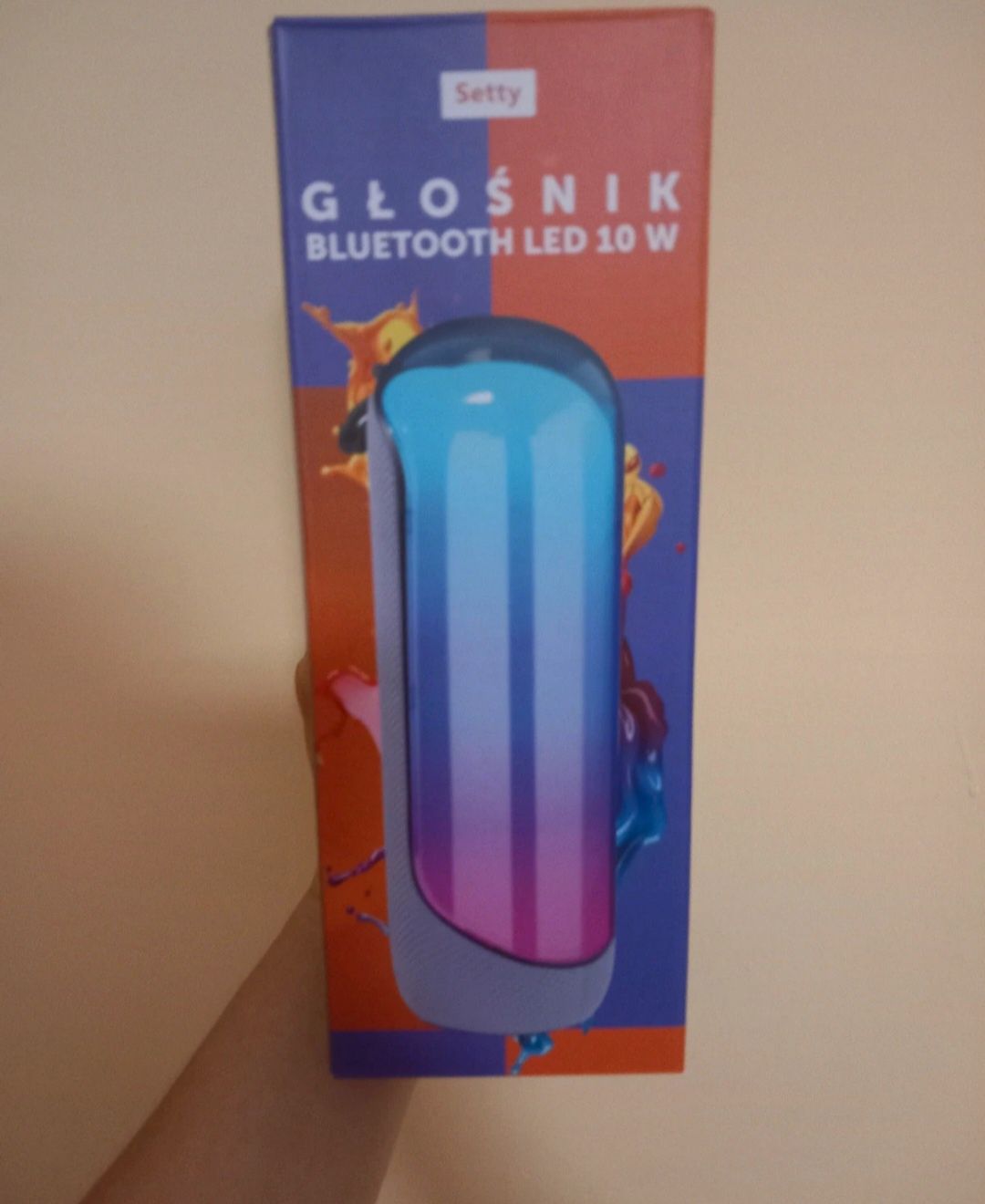 Głośnik bluetooth Led Nowy