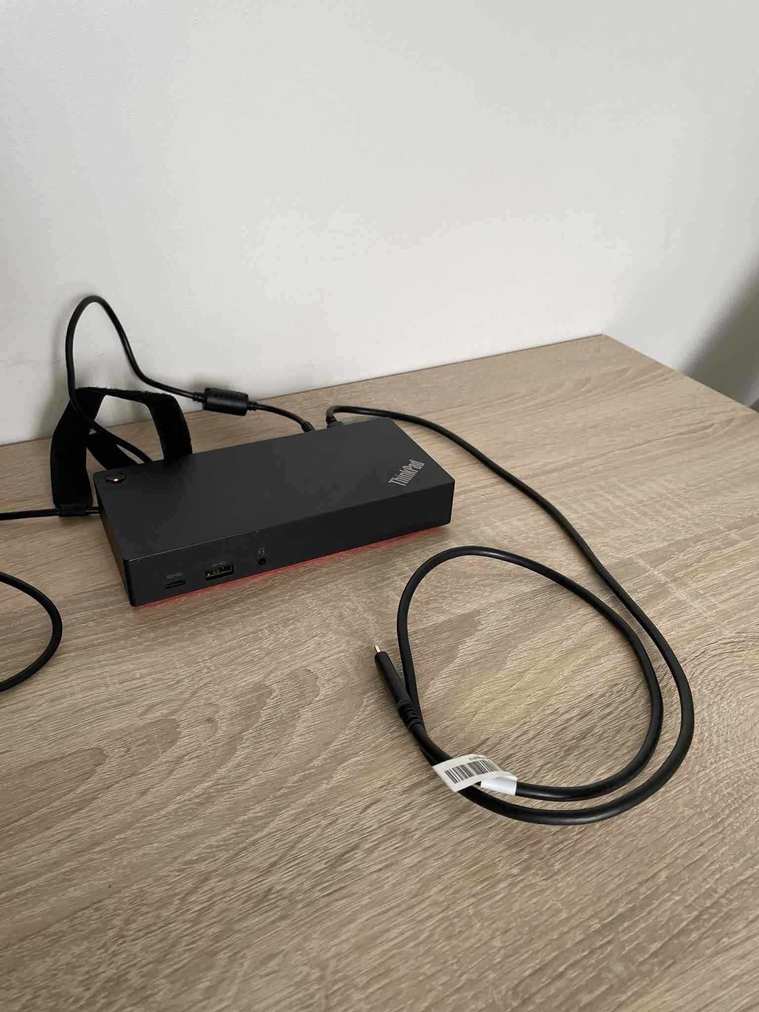 Stacja dokująca Lenovo Type 40AS USB-C Gen2 - komplet