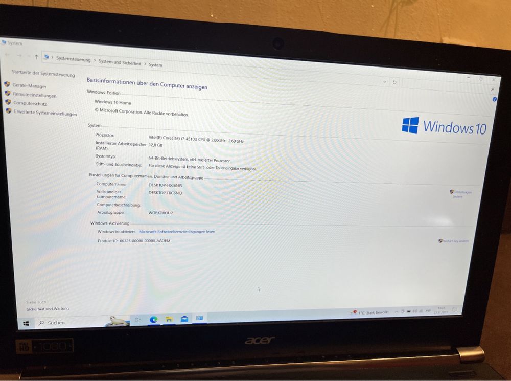 Ноутбук Asus