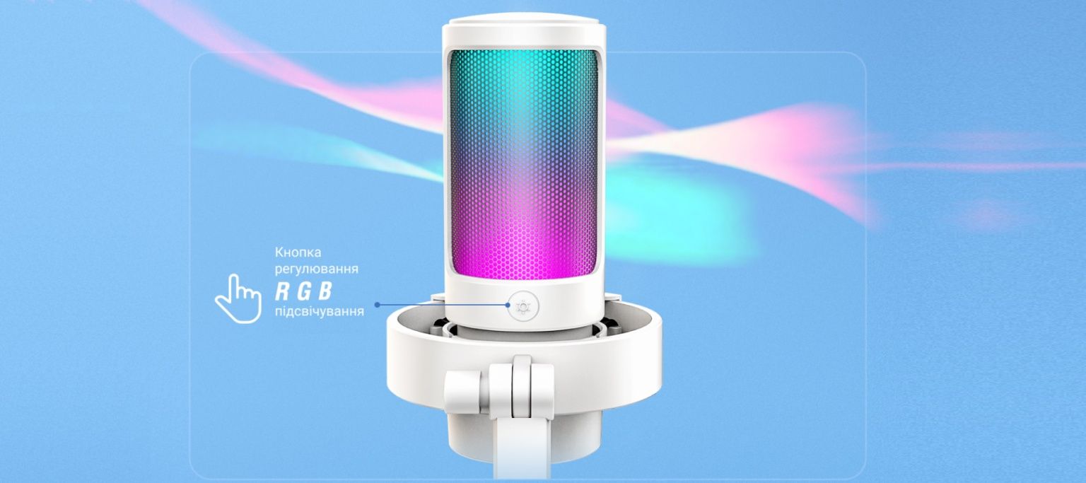 Білий Мікрофон Fifine A8