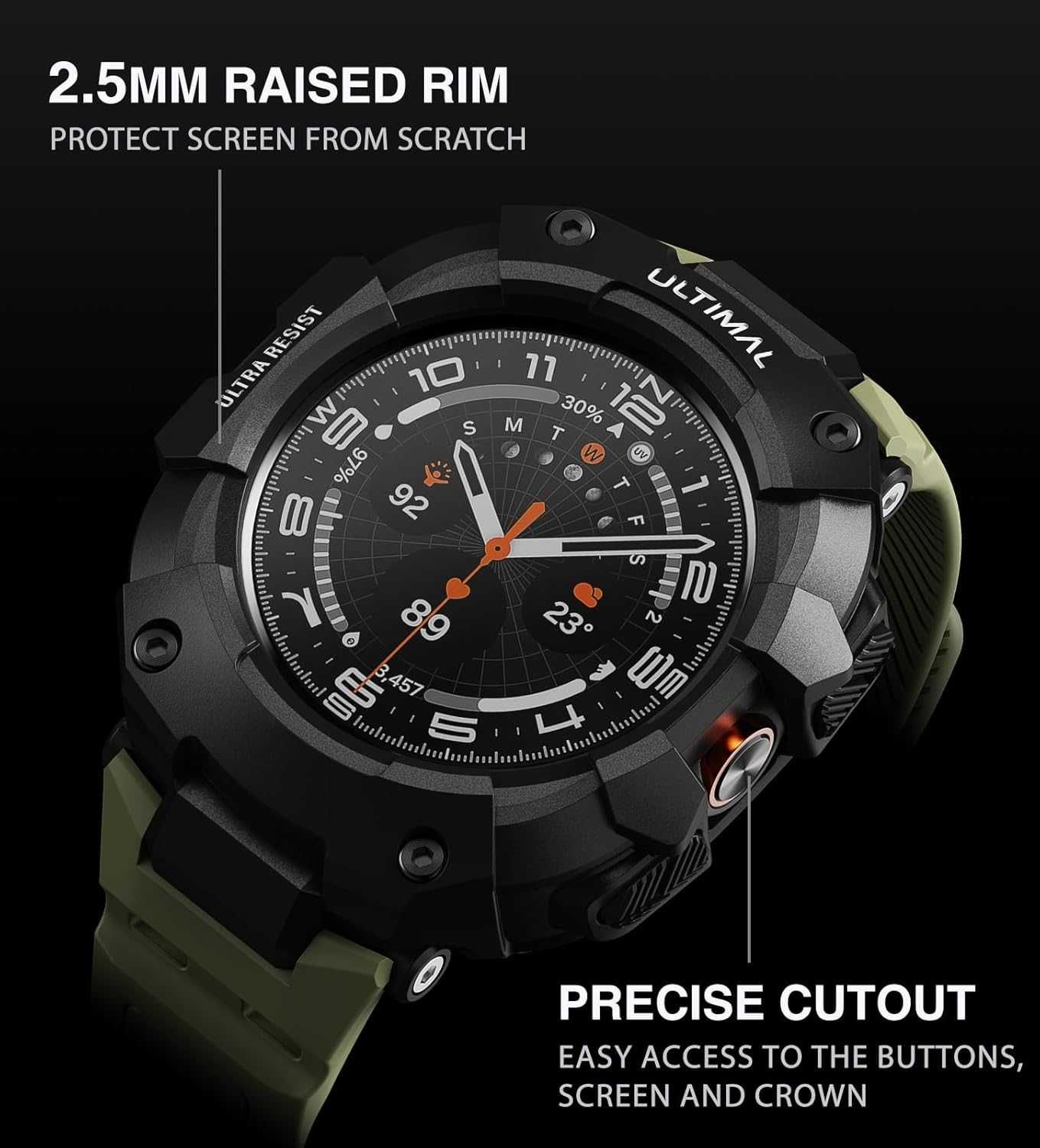 Ремешок с чехлом ULTIMAL Чехол для Galaxy Watch Ultra 47 mm