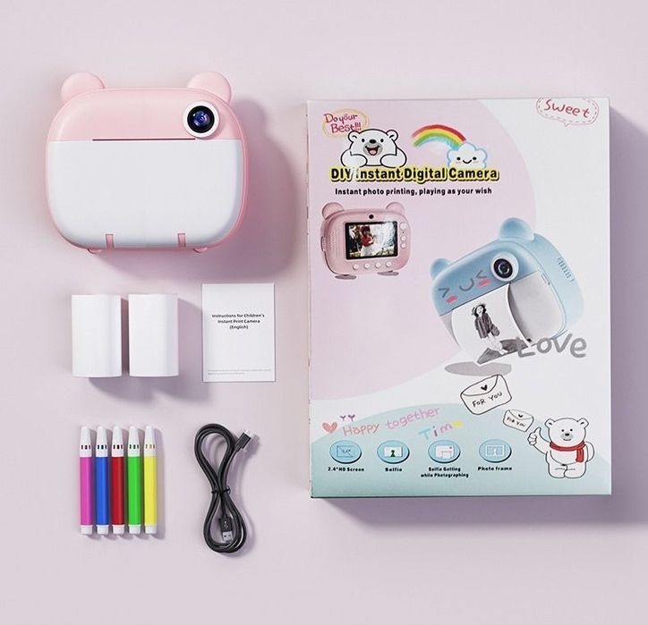 Дитячий фотоапарат з миттєвим друком Happy Day Camera Wi-fi