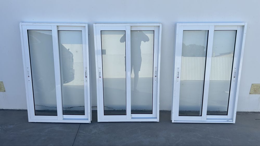 Janelas aluminio branco usadas