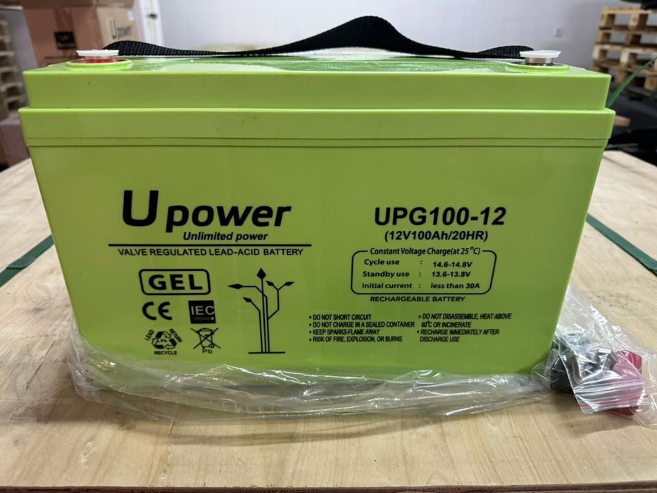 Акумулятори гелеві U power 100Ah/12в