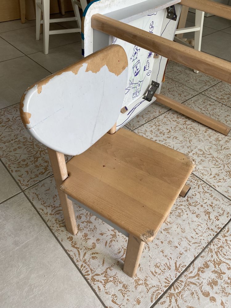 Дітячий столік та стілець