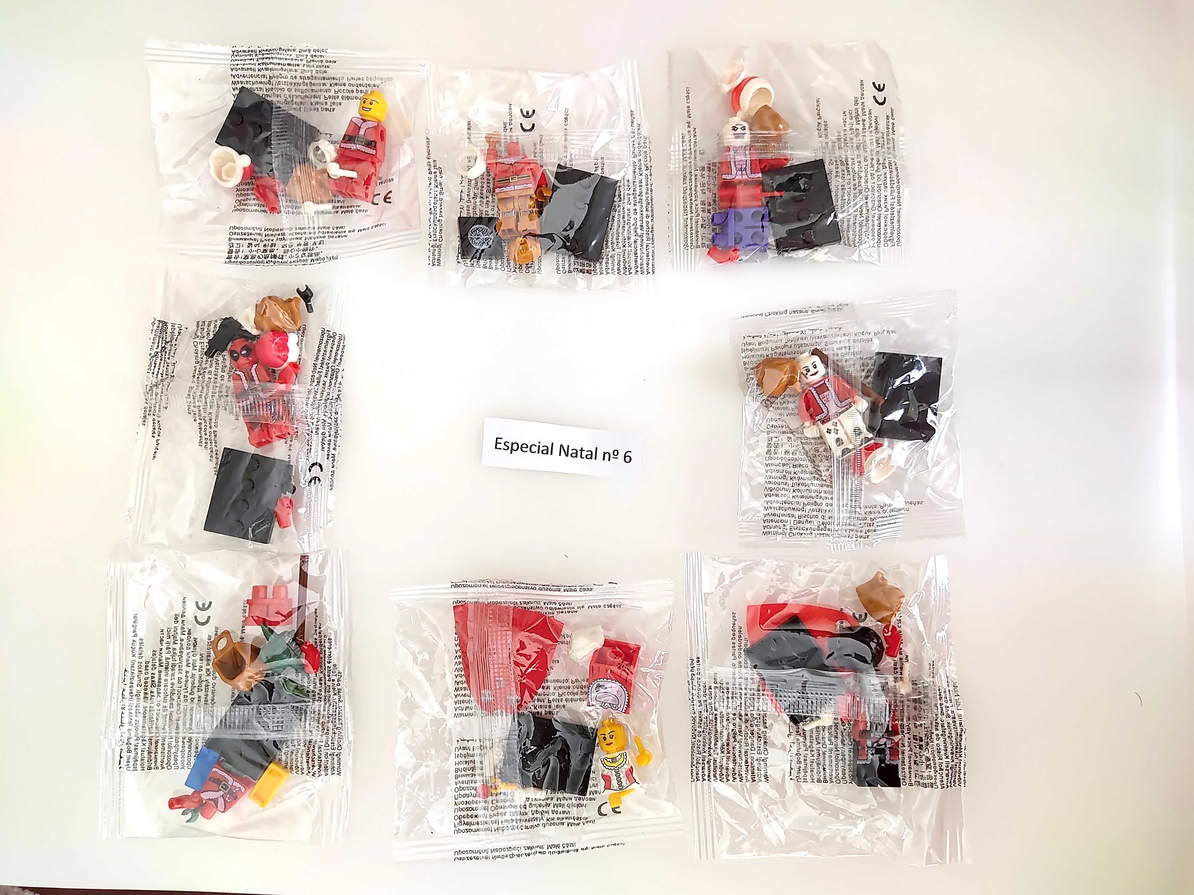 Bonecos minifiguras Especial Natal nº6 (compatíveis com Lego)