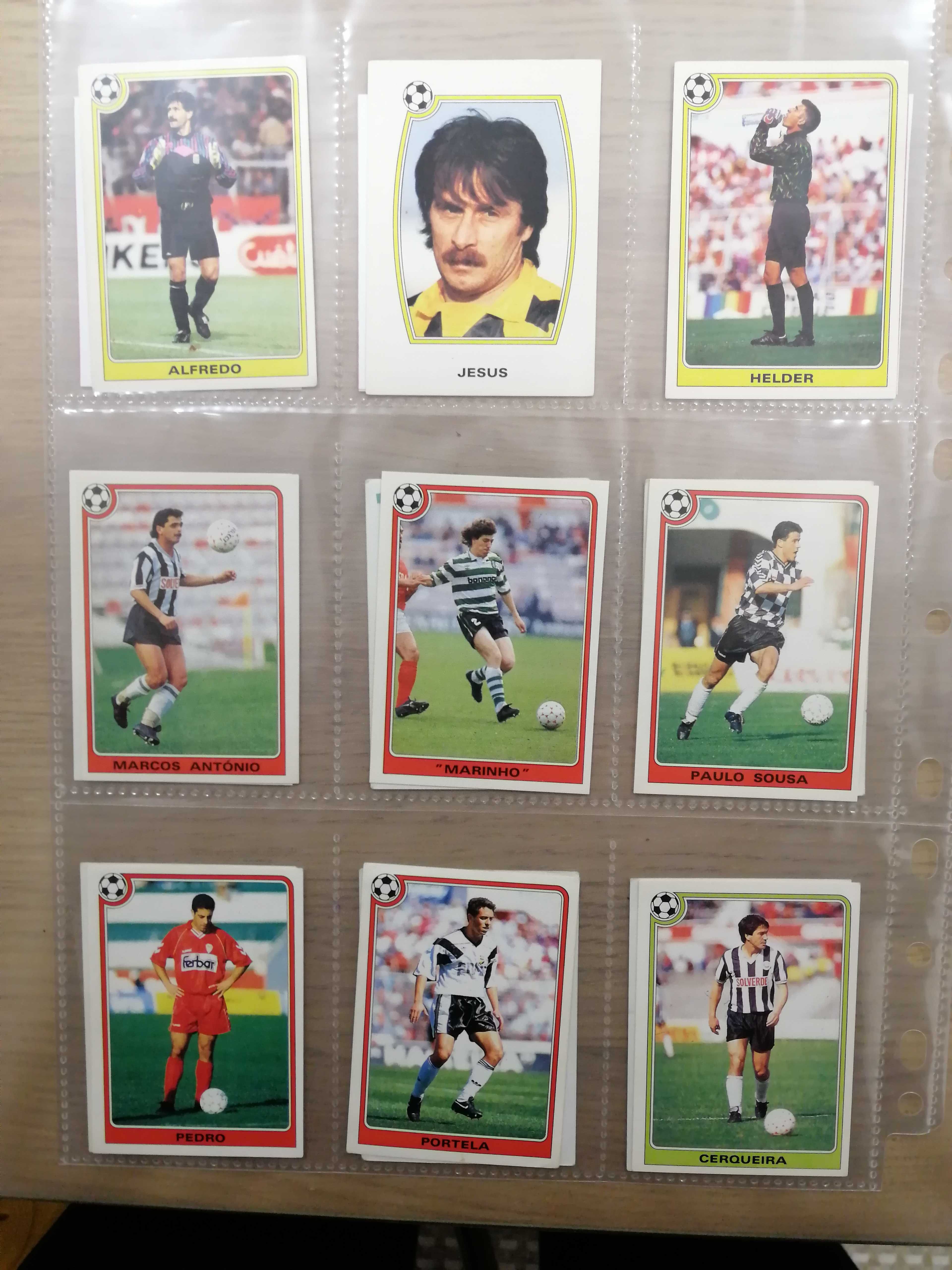Cromos Futebol 92-93 - Panini [Lote de 60 cromos]