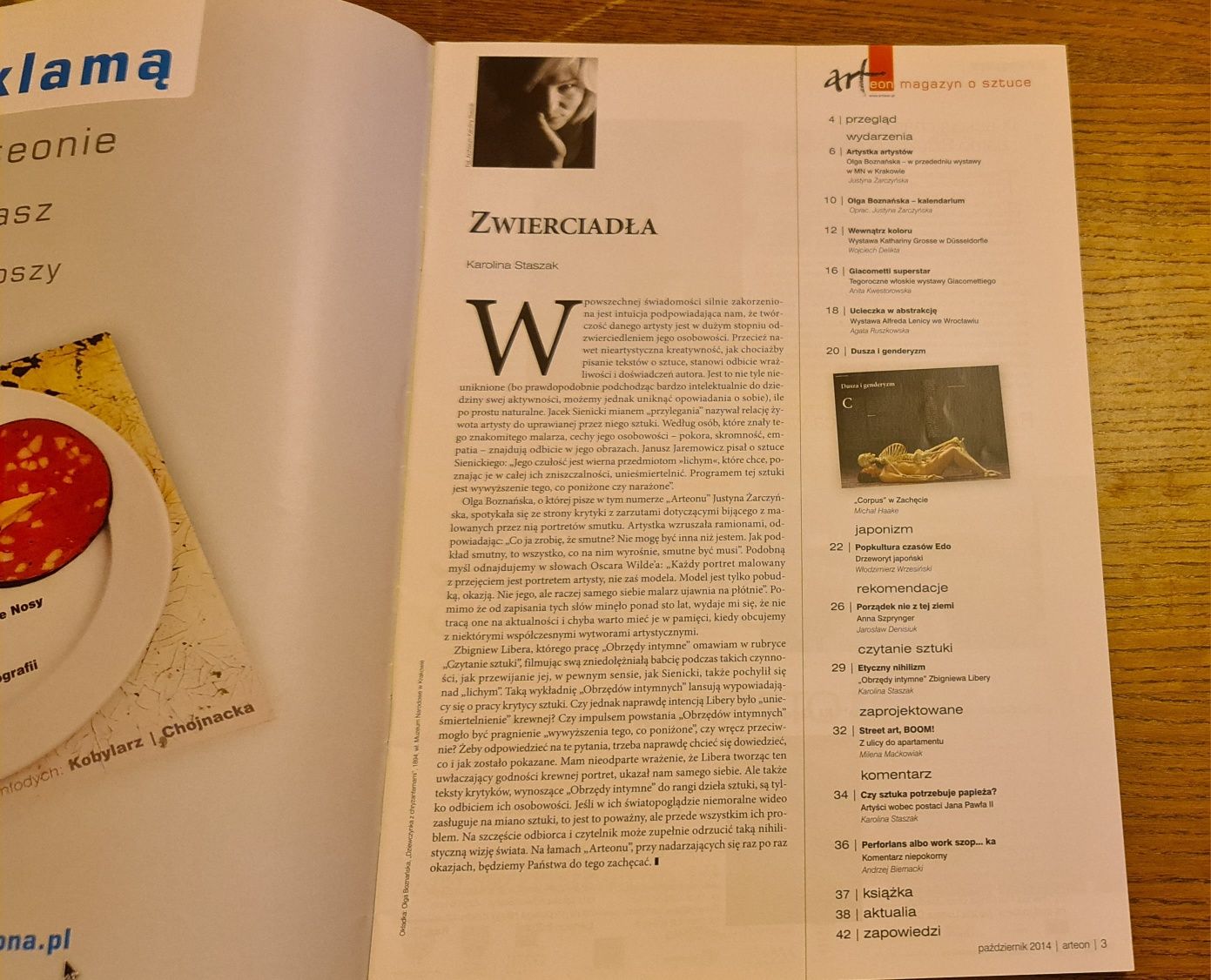 Art eon magazyn o sztuce 7 wydań z 2014 roku