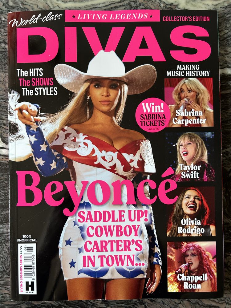 “Living Legends- Divas” Beyoncé Sabrina Carpenter Taylor Swift