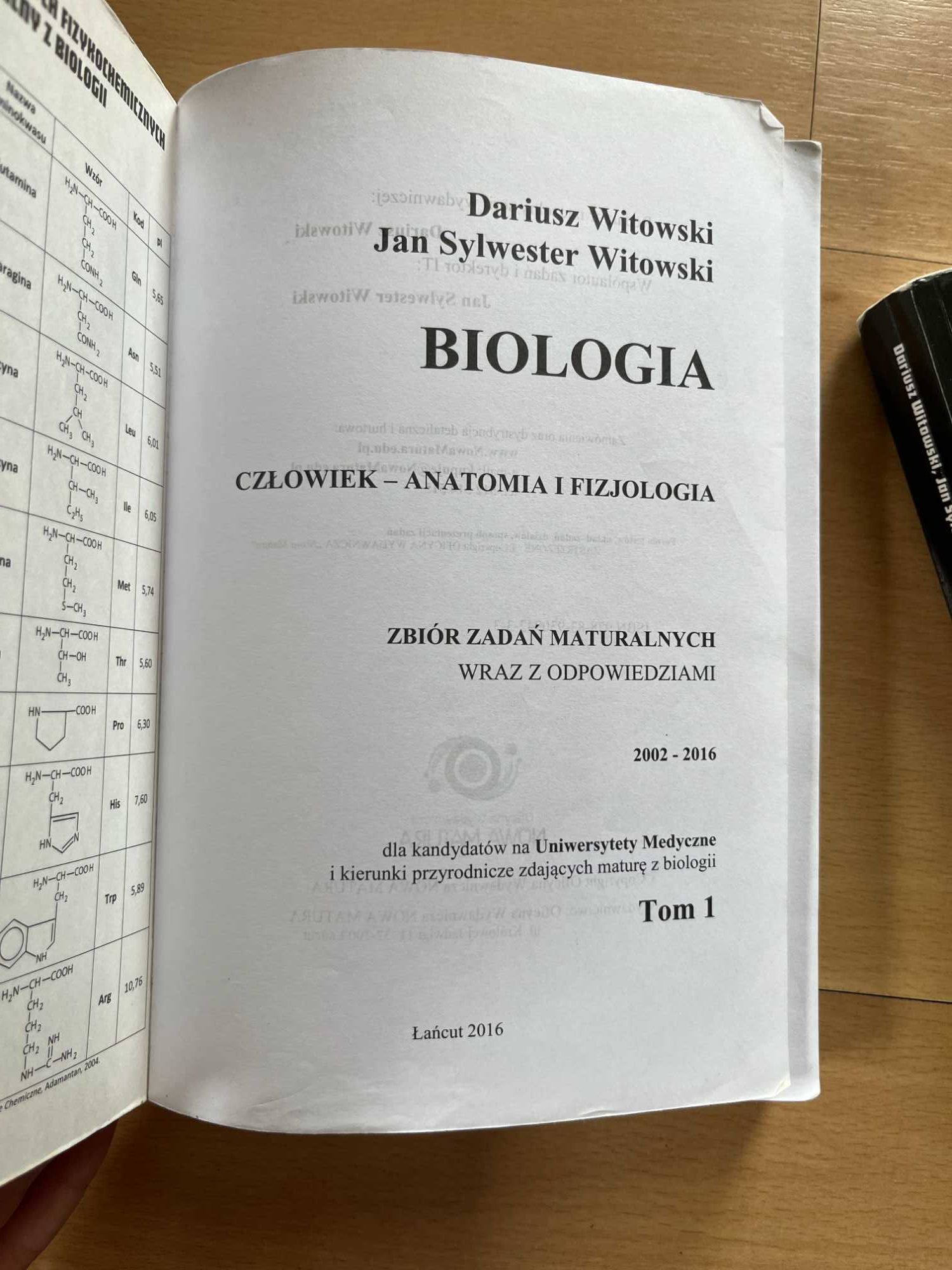 Zestaw ćwiczeń WITKOWSKI biologia I,II,III tom