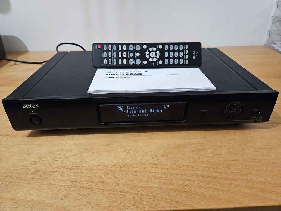 Odtwarzacz sieciowy, streamer Denon DNP-720AE radio, Audio Room