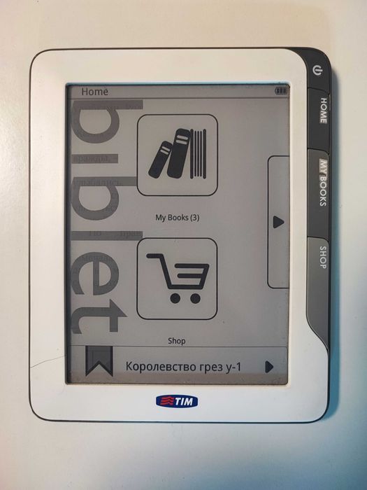 Электронная книга TIM biblet E-Ink Wi-Fi 3G 6" отличное состояние