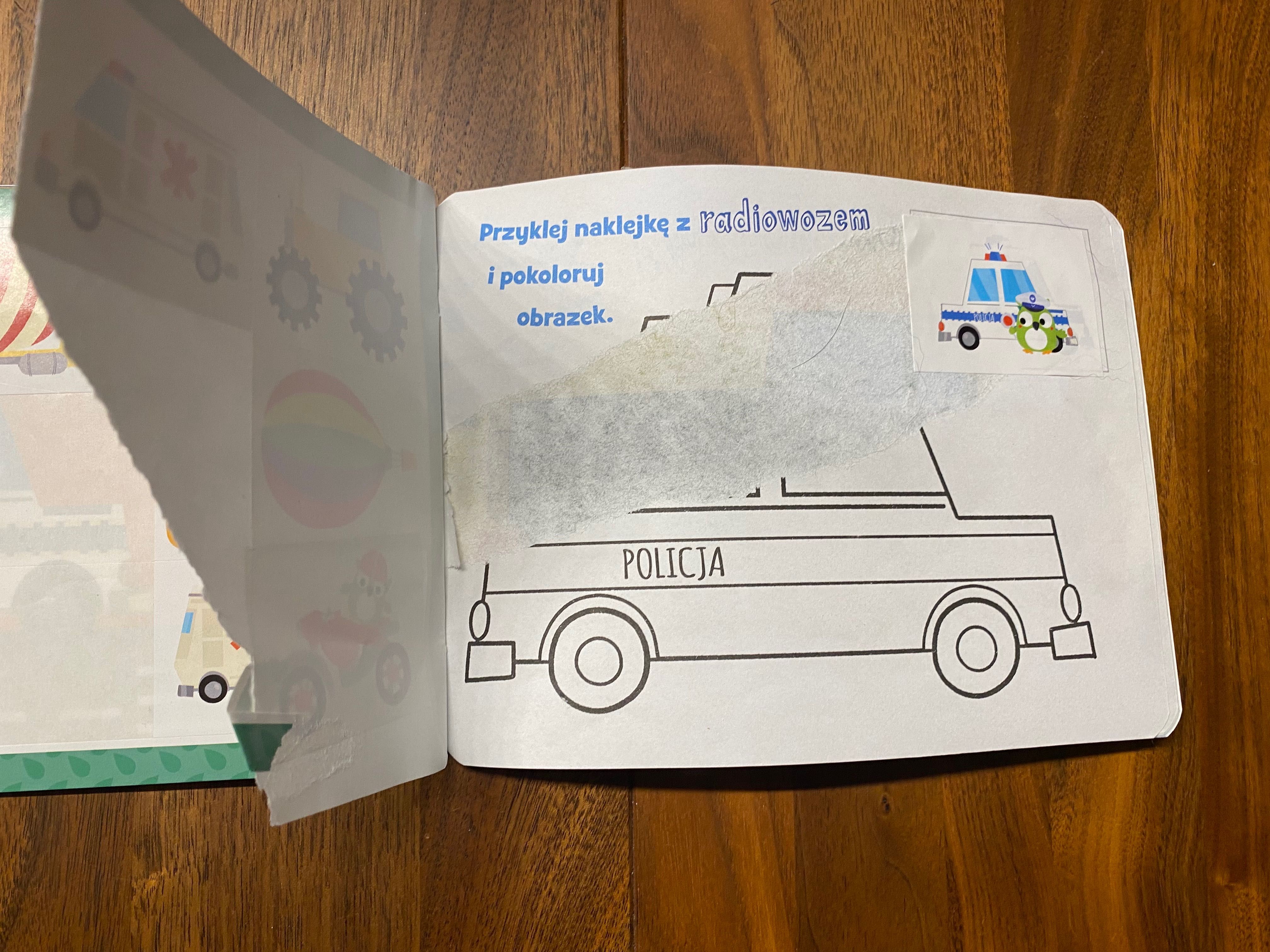 Pierwsze puzzle - pojazdy 2+