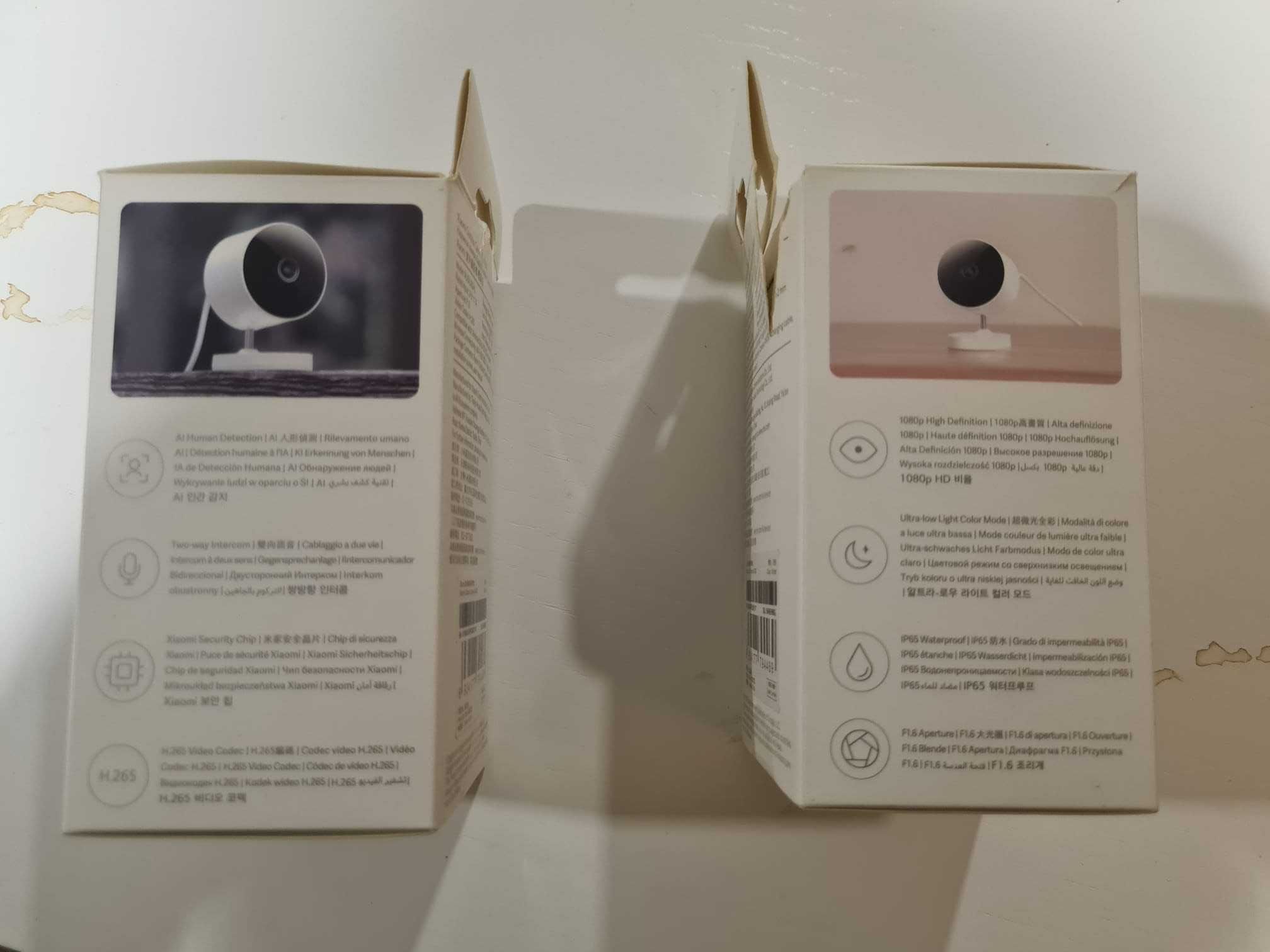 2 Camaras Vigilancia Xiaomi + 2 Micro SD