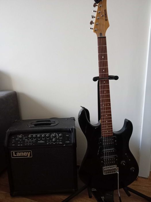 Zestaw gitara Yamaha i piec gitarowy Laney P 35