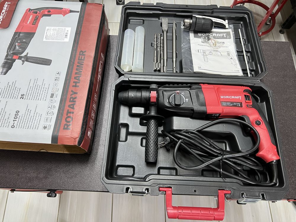 Перфоратор WORCRAFT WRH13-26DFR Со сменным патроном СКИДКА в описании!
