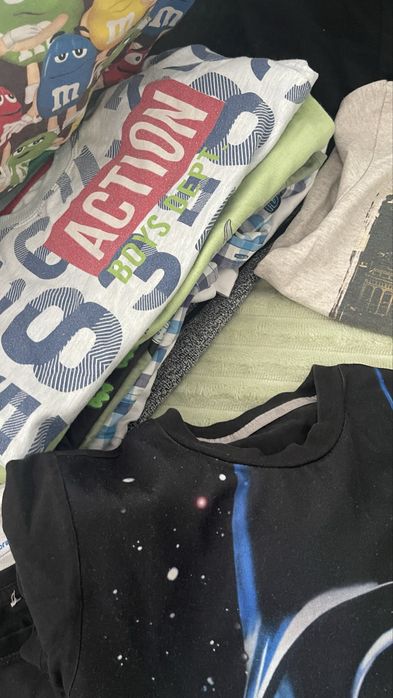 Wielka paczka ubrań dla chlopca 122