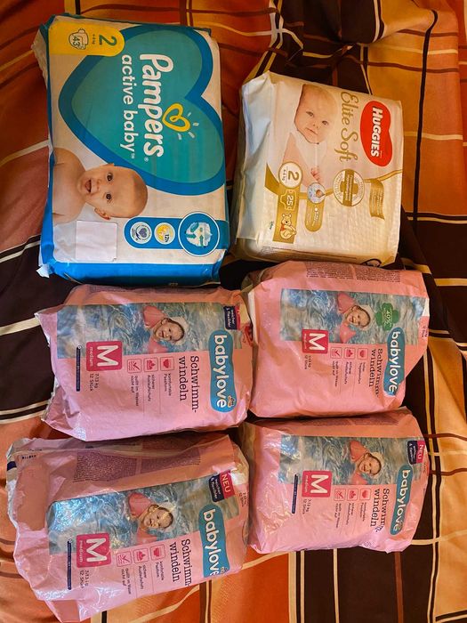 Дитячі підгузки Памперси Хагіс Бебілав залишки