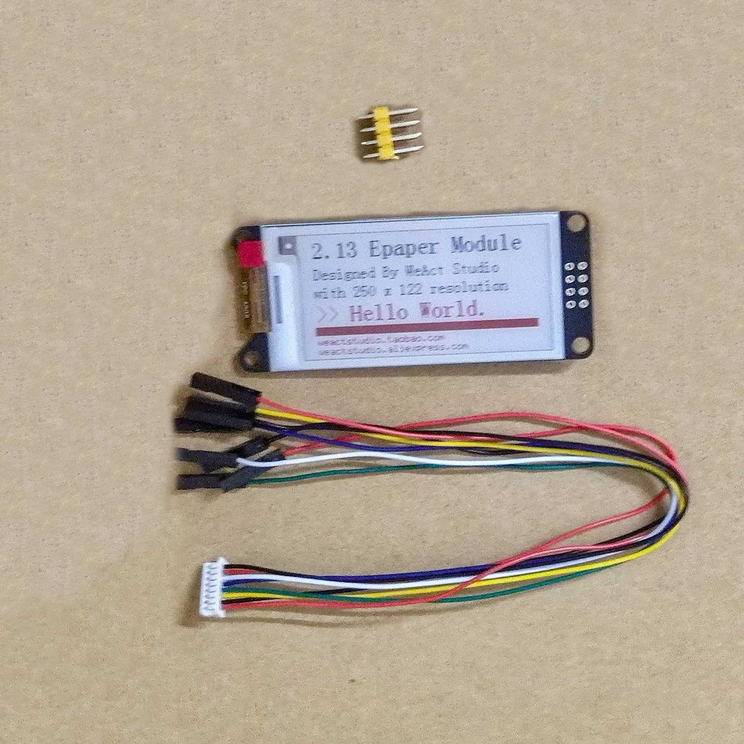 2.13'' дюйма ePaper Дисплей WeAct Studio, SPI E-paper E-Ink EInk