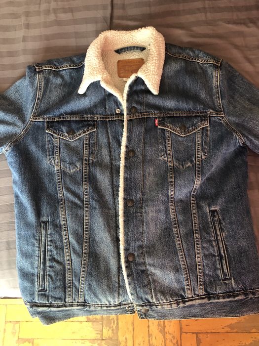 Джинсовая куртка зимняя Levis original