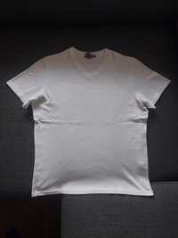 Biała koszulka w serek H&M