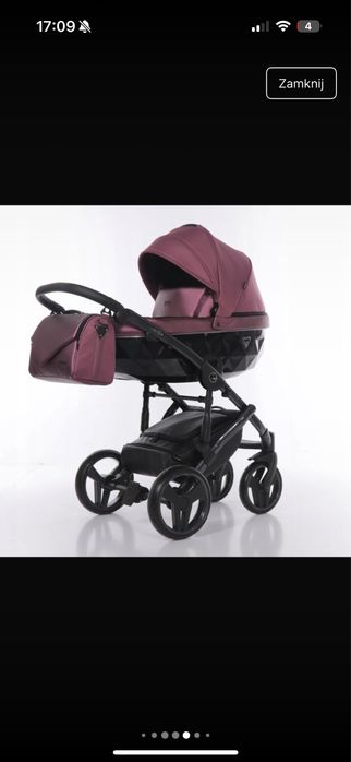 Wozek Junama Diamond 5 w 1 z baza do samochodu