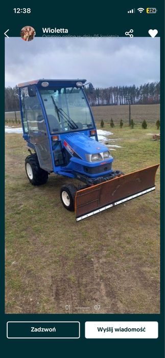 Traktorek sadowniczy Iseki TXG23