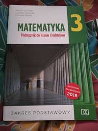 Matematyka 3, podręcznik i zbiór zadań