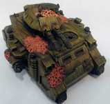 Warhammer wh40k Predator Konwersja Nurgle malowany