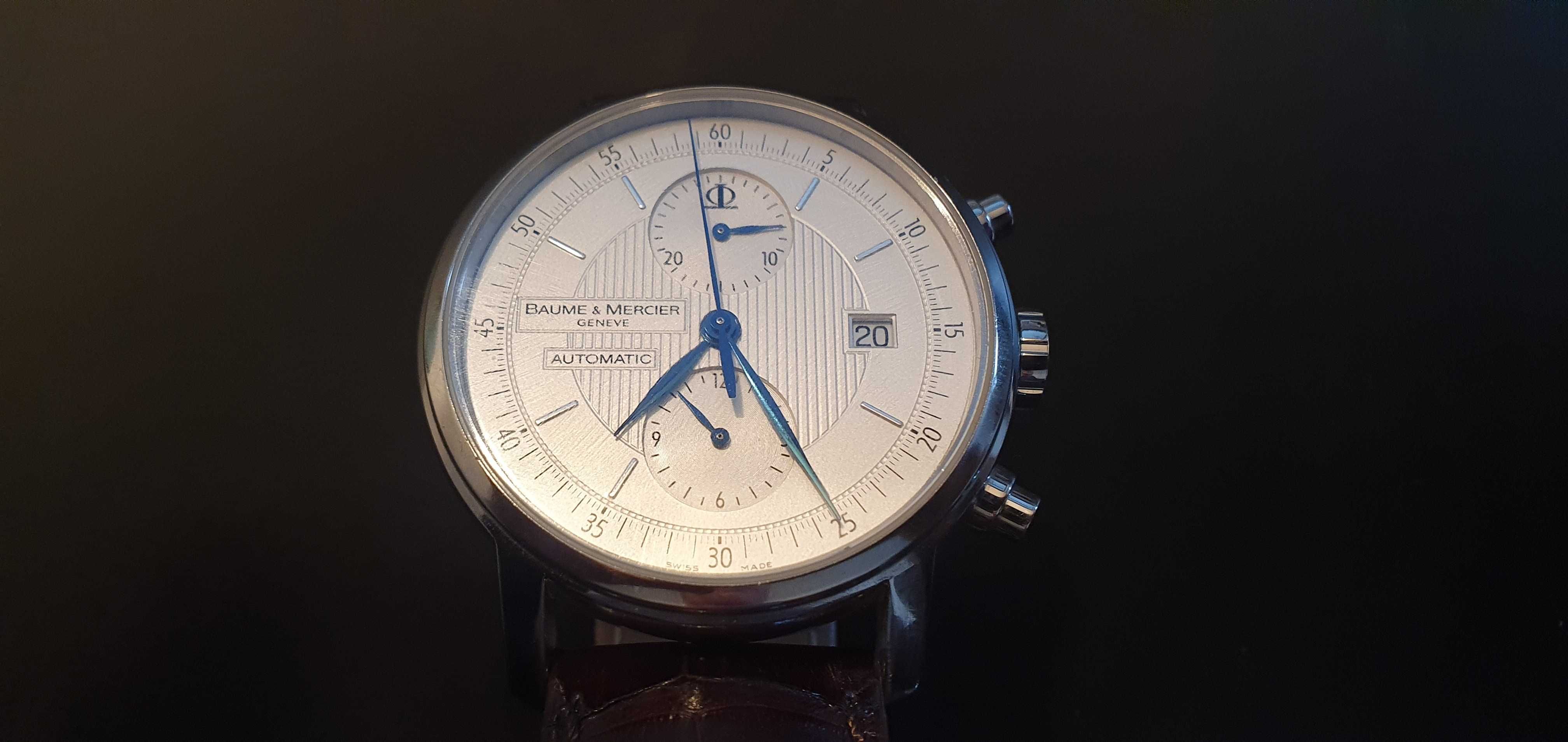 Baume & Mercier Classima Automatic cronometro. caixa e documentos