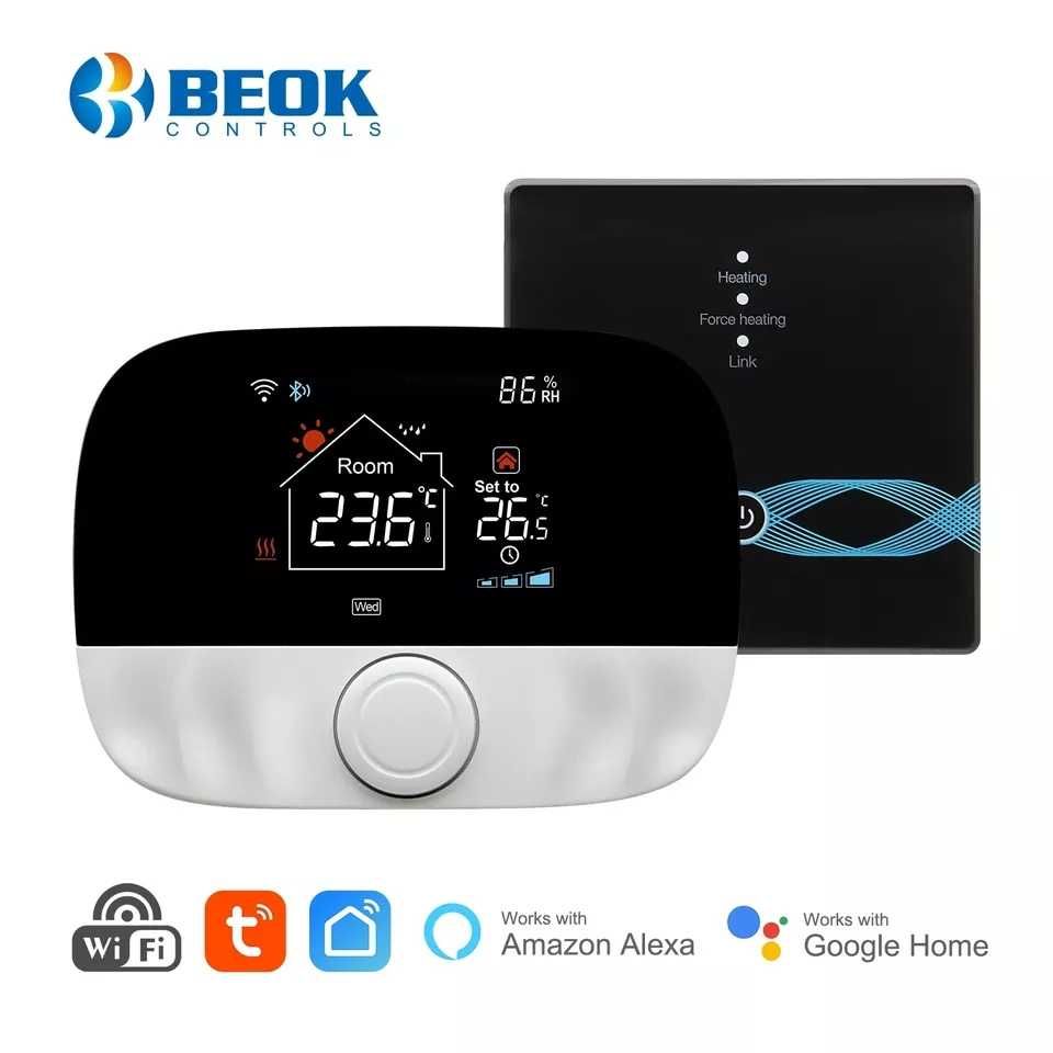 Програматор, безпровідний WI-FI термостат Beok BOT-T9N-WIFI