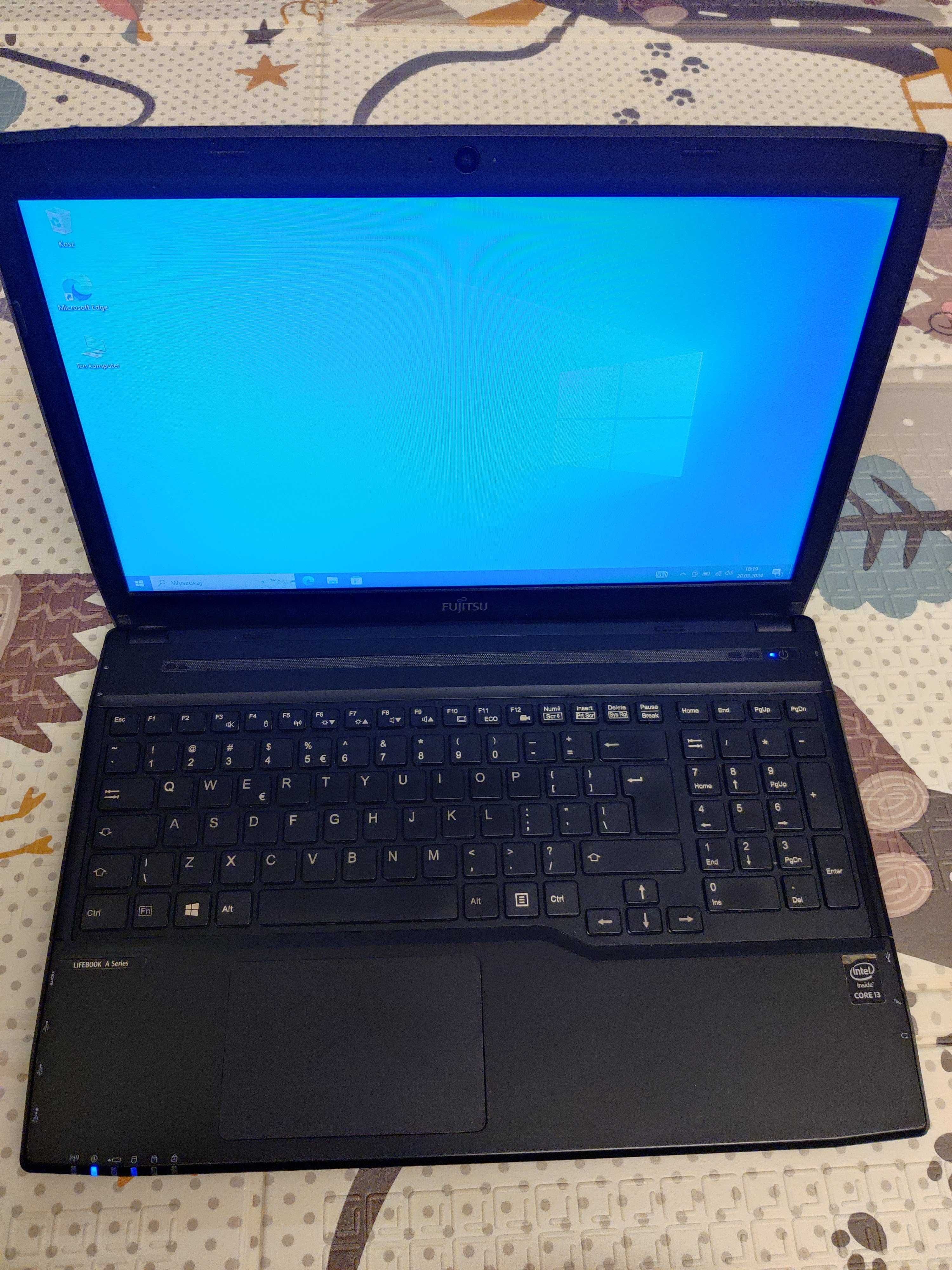 Fujitsu Lifebook A544 15,6" i3/4GB RAM/240GB SSD/Win 10 PRO