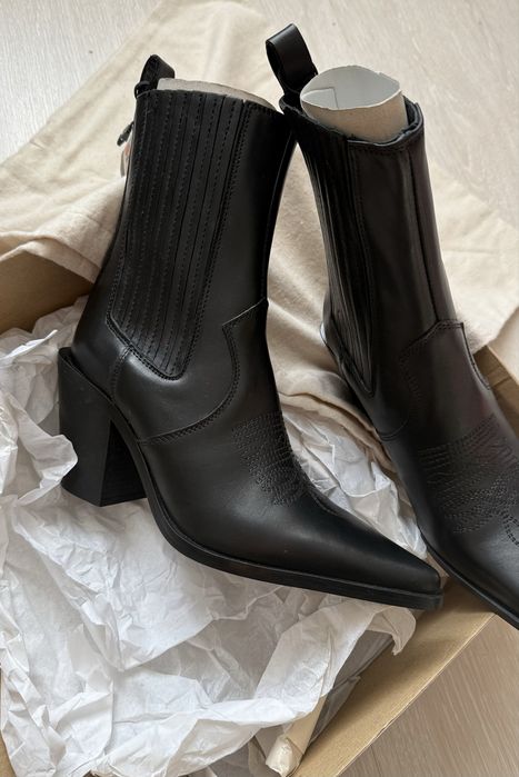 Ковбойки Zara, нові, натуральна шкіра