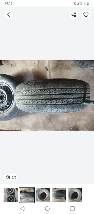 Колеса r13 2 шт r14 2шт стояли на Ланос сенс