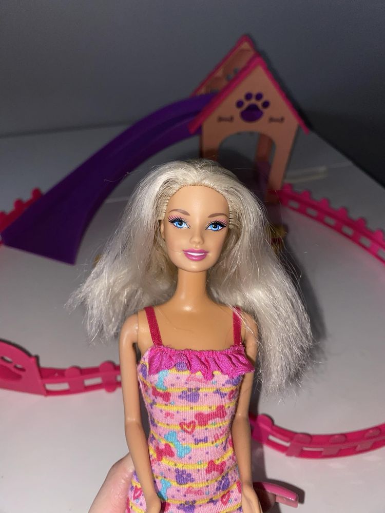 Zestaw barbie z pieskami
